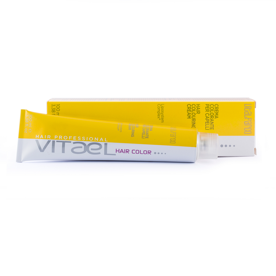 6,01 Biondo scuro  intenso freddo - Colore Per Capelli 100 ml - Vitael by Vitalfarco